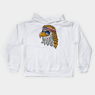 4th of July Eagle American Flag Independence USA Patriotic Kids Hoodie